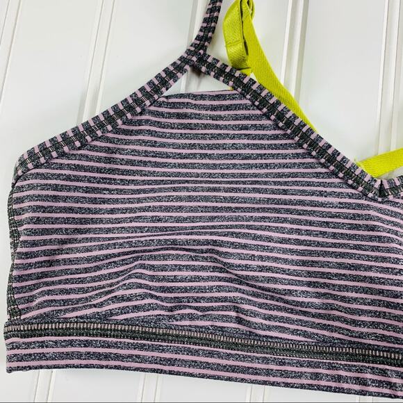 Lululemon Seek the Heat Sports Bra Sz 6 Purple - Picture 5 of 8